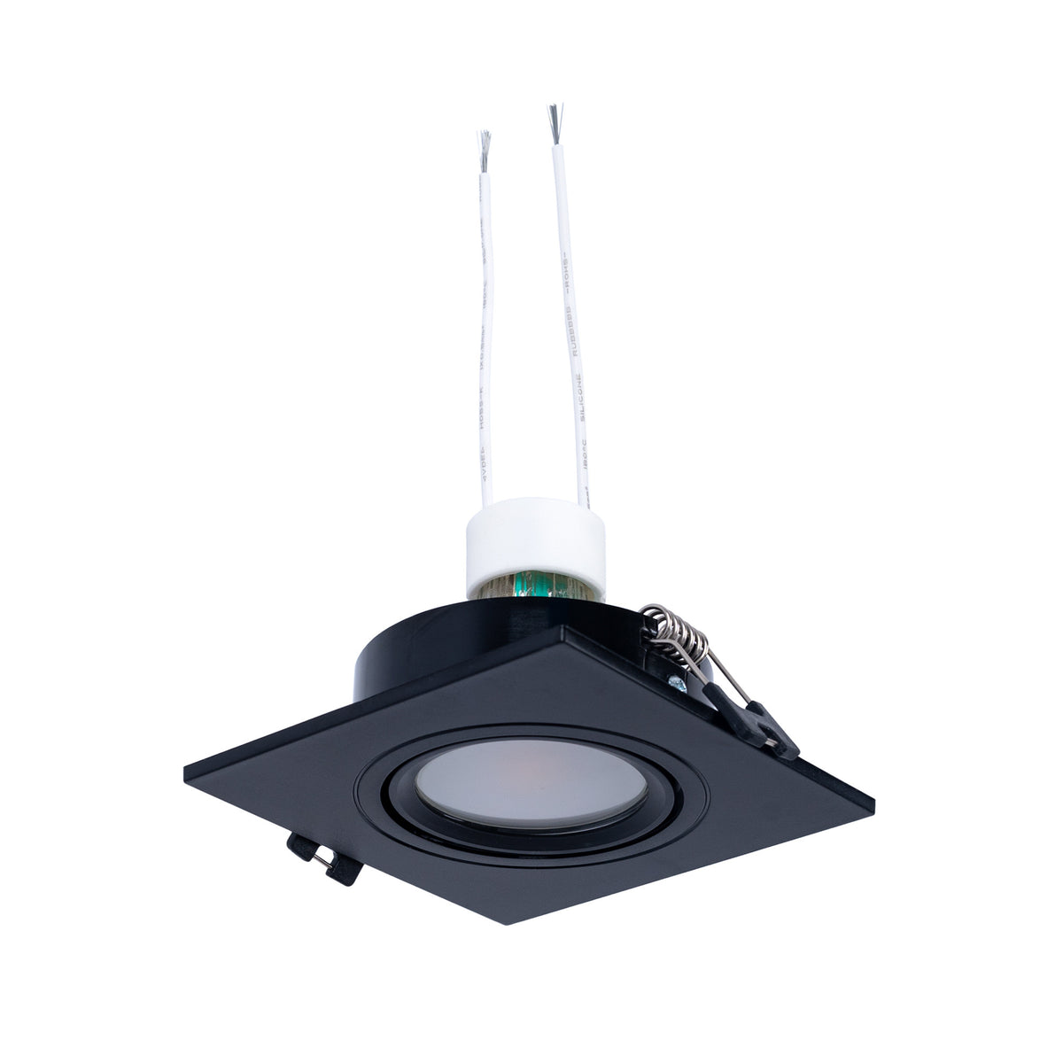 KIT Aro downlight cuadrado 93x93mm + Bombilla GU10 6W + Portalámparas (11)