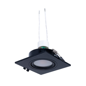 KIT Aro downlight cuadrado 93x93mm + Bombilla GU10 6W + Portalámparas (11)