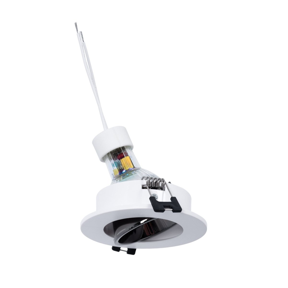 KIT Aro empotrable Ø90mm + Bombilla GU10 6W + Portalámparas - Barcelona Led-