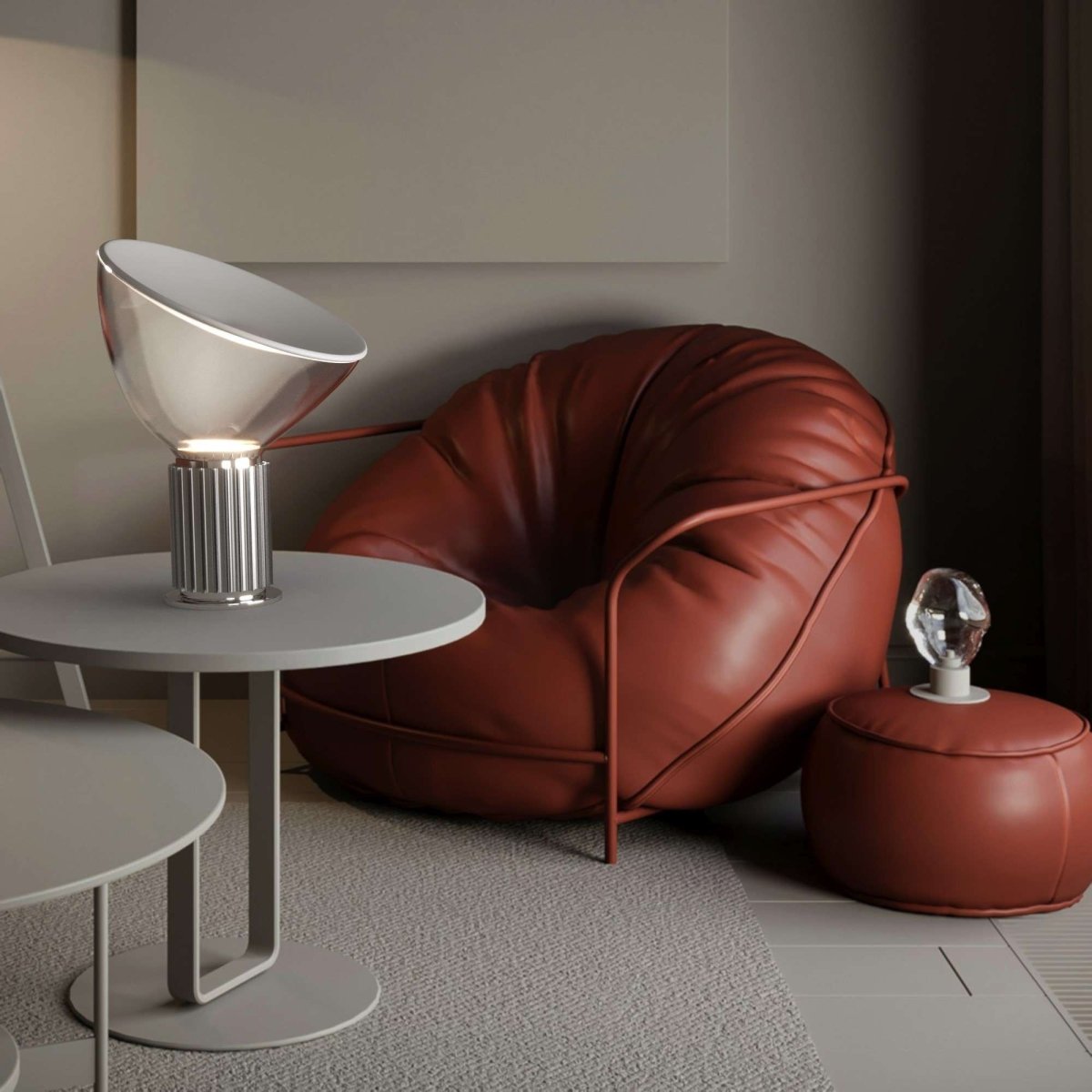 Lámpara de mesa diseño "Eleganza" - E27 - Barcelona Led-Decoración