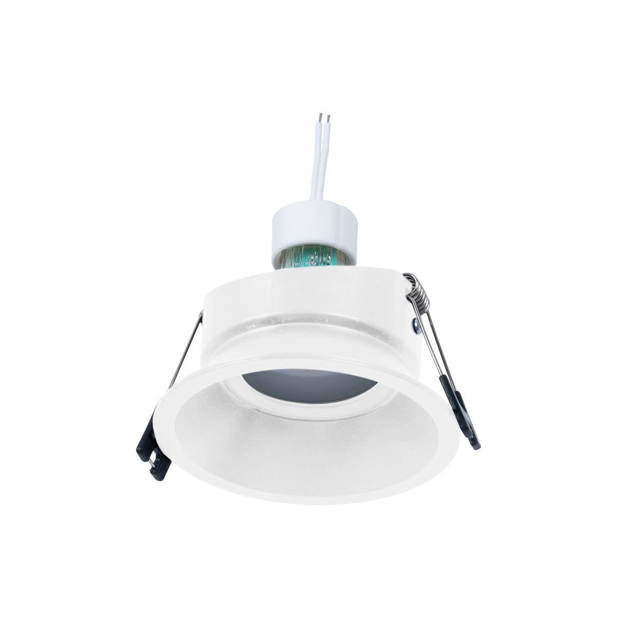 KIT Aro empotrable Ø93mm + Bombilla GU10 6W + Portalámparas - Barcelona Led-