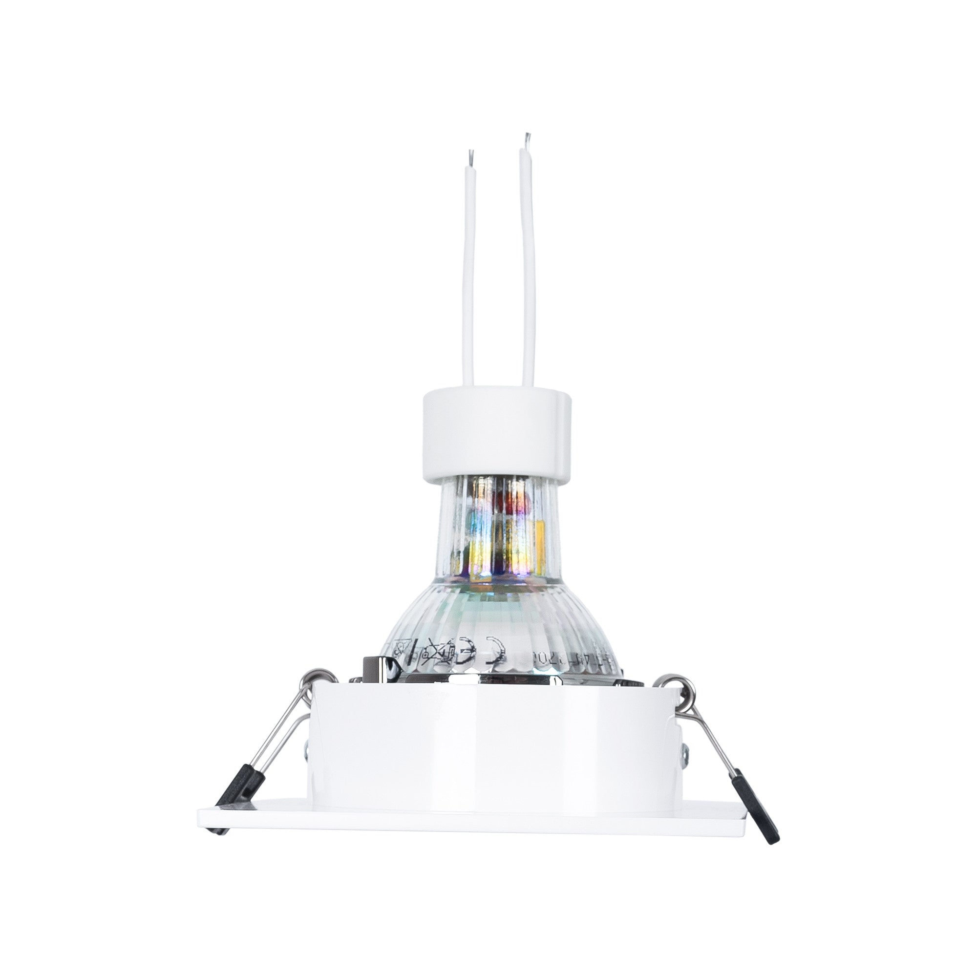 KIT Aro downlight cuadrado 93x93mm + Bombilla GU10 6W + Portalámparas (43)