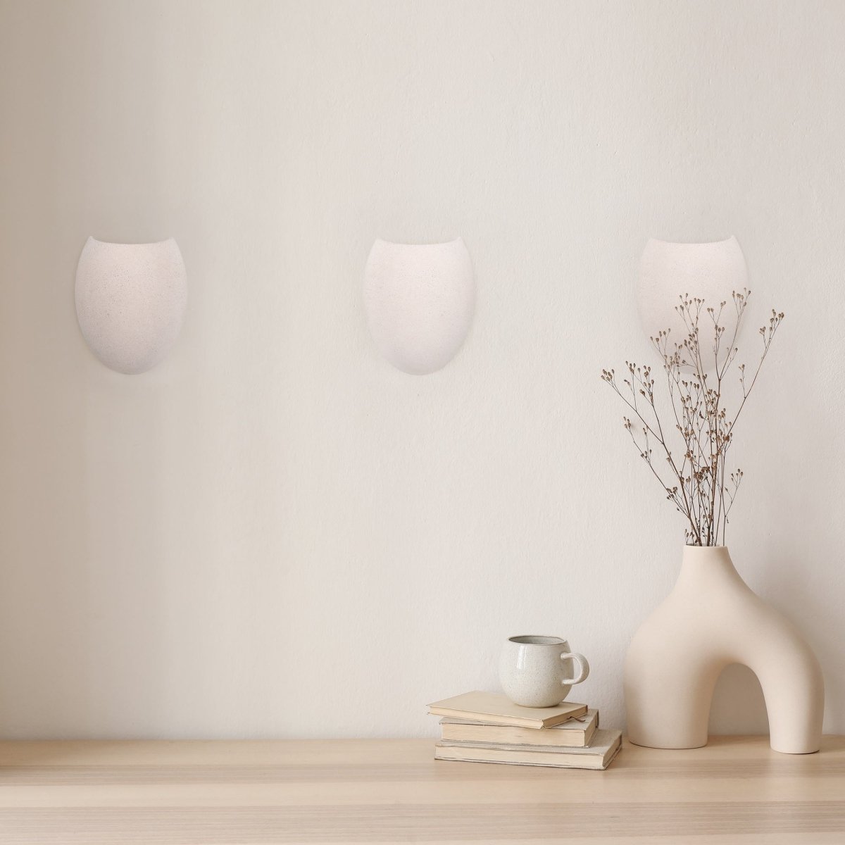 Aplique de pared cemento "Semba" - 3 colores - 1 x G9 - Barcelona Led-Decoración