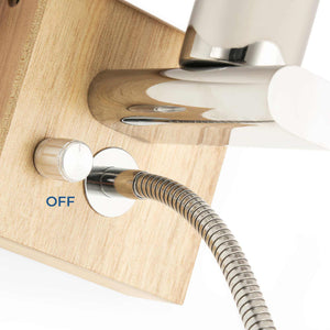 Aplique de pared con foco LED para lectura "Arti" - E27 + 3W (15)