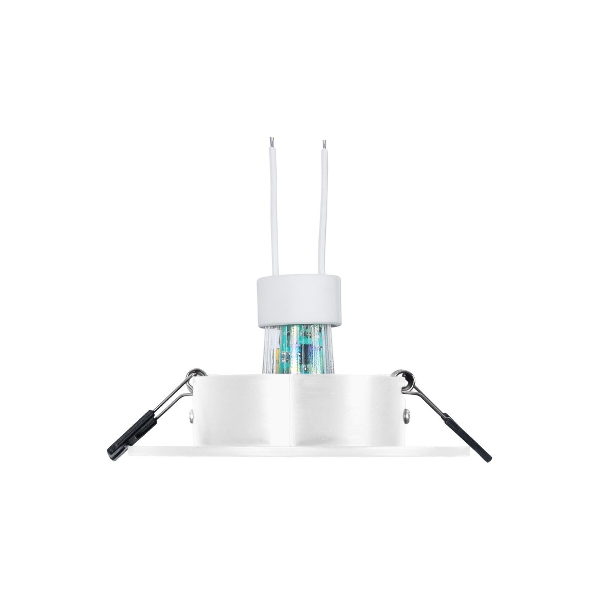KIT Aro empotrable Ø110mm + Bombilla GU10 6W + Portalámparas - Barcelona Led-