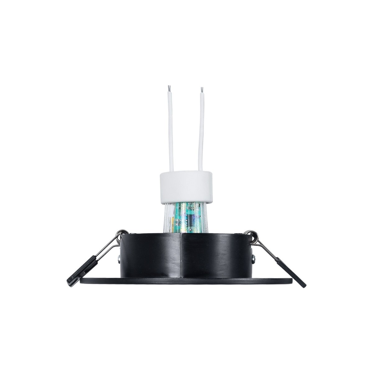 KIT Aro empotrable Ø110mm + Bombilla GU10 6W + Portalámparas - Barcelona Led-