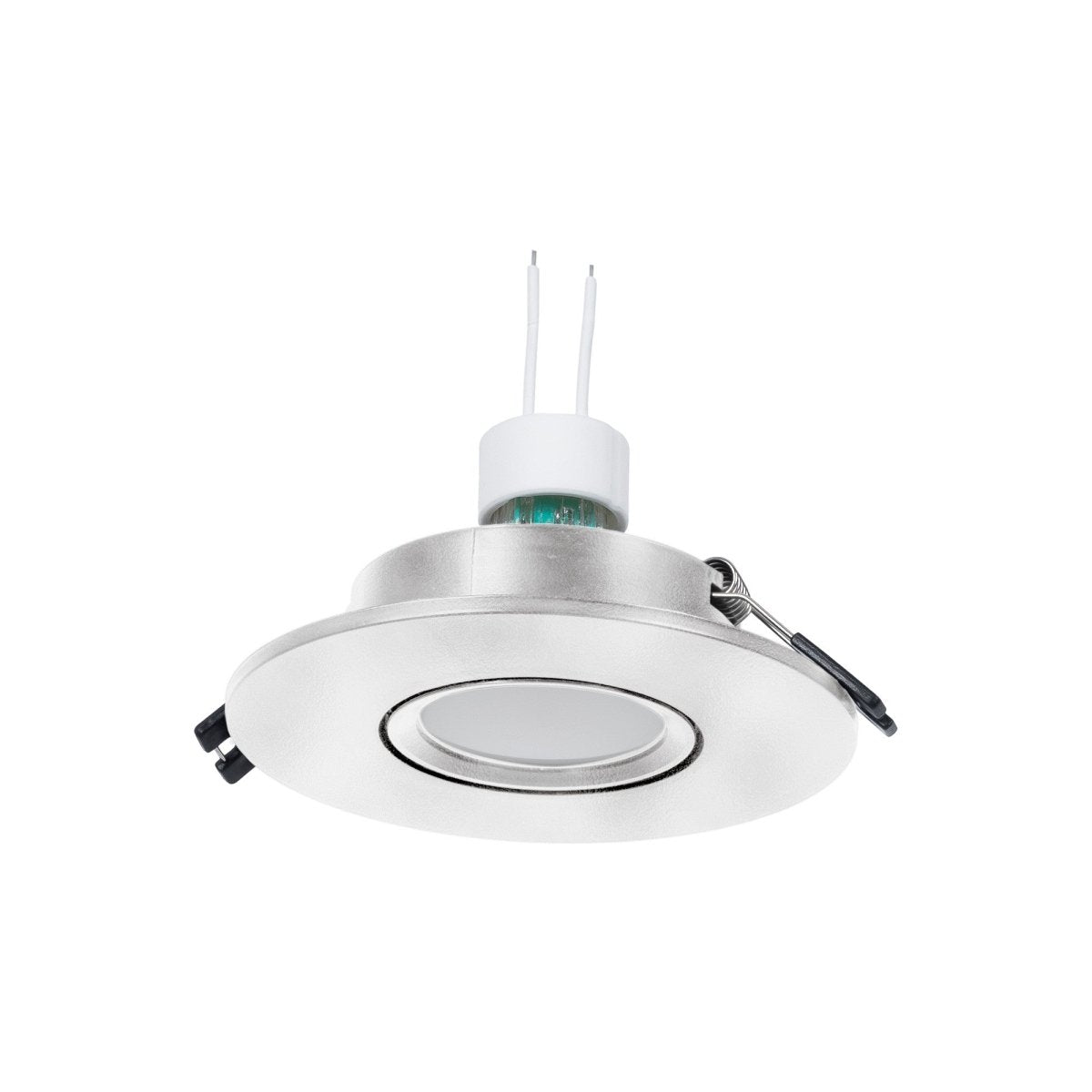 KIT Aro empotrable Ø110mm + Bombilla GU10 6W + Portalámparas - Barcelona Led-