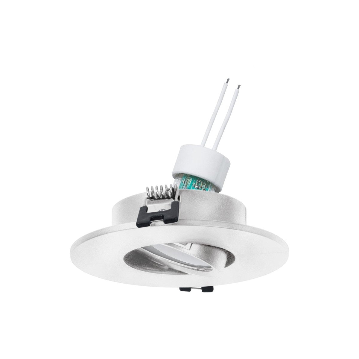 KIT Aro empotrable Ø110mm + Bombilla GU10 6W + Portalámparas - Barcelona Led-