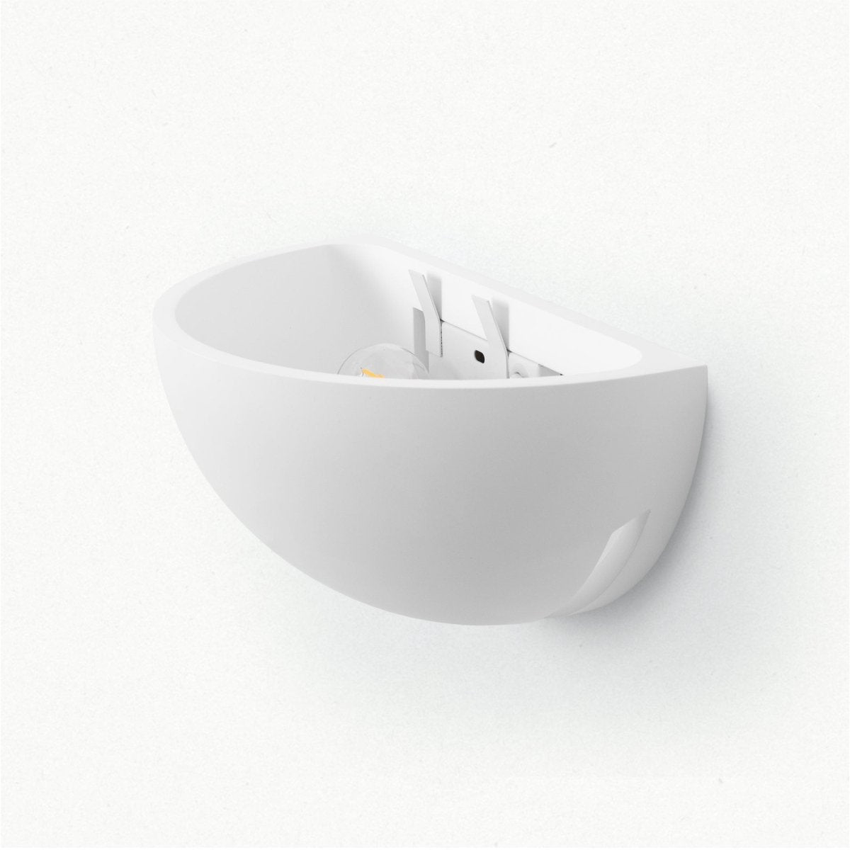 Aplique de pared escayola "Bol" - 1 x E14 - Barcelona Led-Decoración