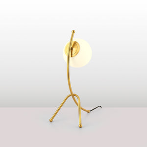 Lámpara de mesa bola cristal "Flix" (9)