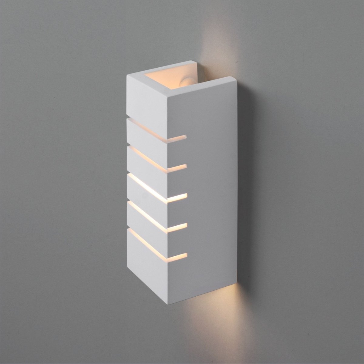 Aplique de pared escayola "Line" - 1 x E14 - Barcelona Led-Decoración
