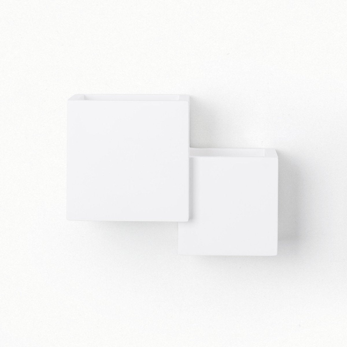 Aplique de pared escayola "Cube" - 2 x G9 - Barcelona Led-Decoración