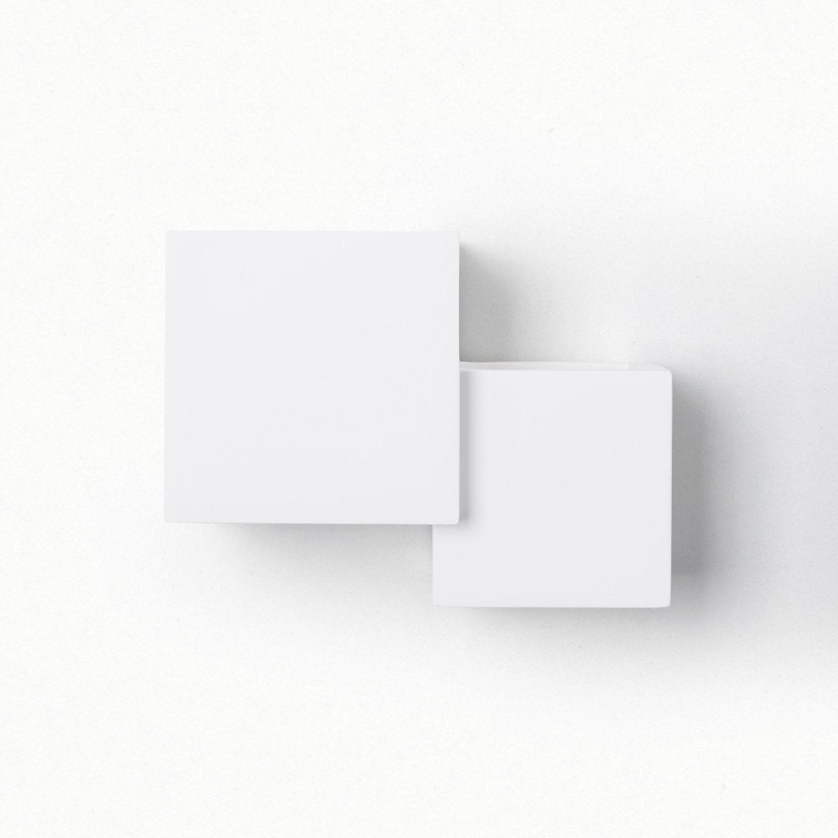 Aplique de pared escayola "Cube" - 2 x G9 - Barcelona Led-Decoración