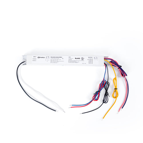 Driver per lampada lineare LED CCT - Dimmerabile 0-10V + alimentatore 12V - 30-42V DC - 44W - 650-1050mA