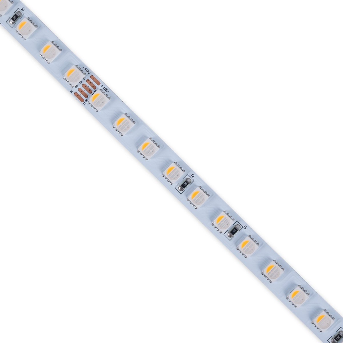 Tira LED 48V DC - RGBWW - 12W/m - 10mm - IP20 - 20 metros - 90ch/m - Barcelona Led-