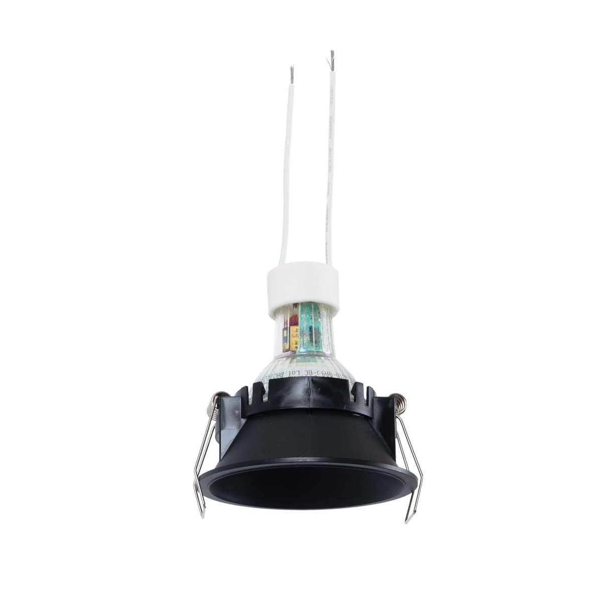 KIT Aro empotrable fijo Ø82mm + Bombilla GU10 6W + Portalámparas - Barcelona Led-