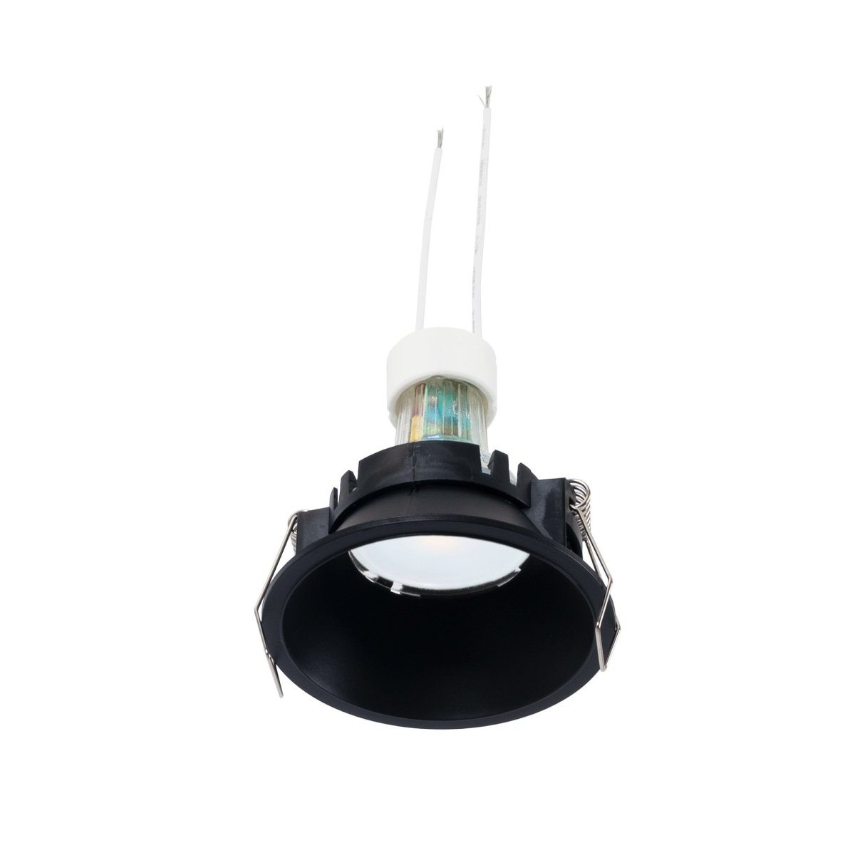 KIT Aro empotrable fijo Ø82mm + Bombilla GU10 6W + Portalámparas - Barcelona Led-