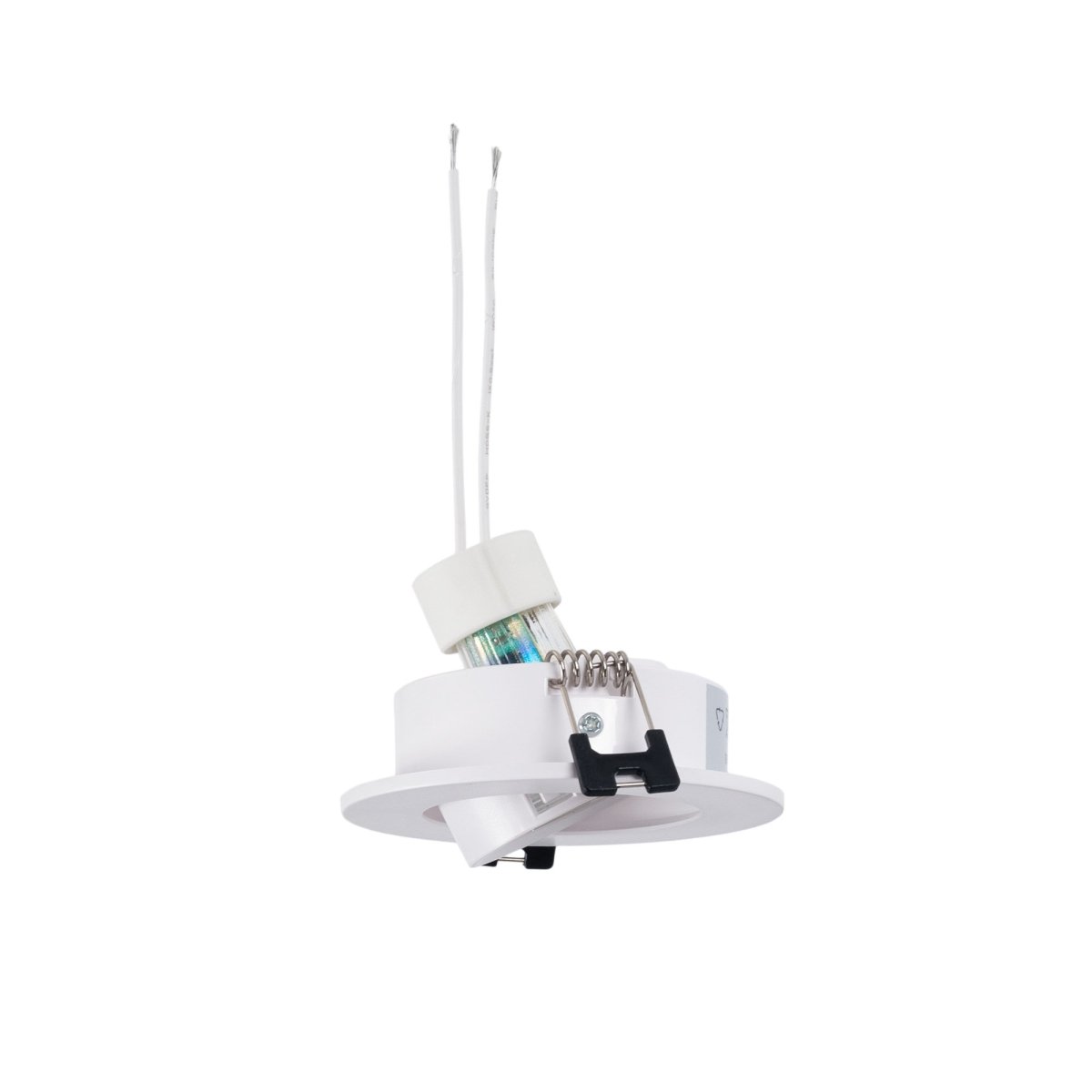 KIT Aro empotrable basculante Ø90mm + Bombilla GU10 6W + Portalámparas - Barcelona Led-