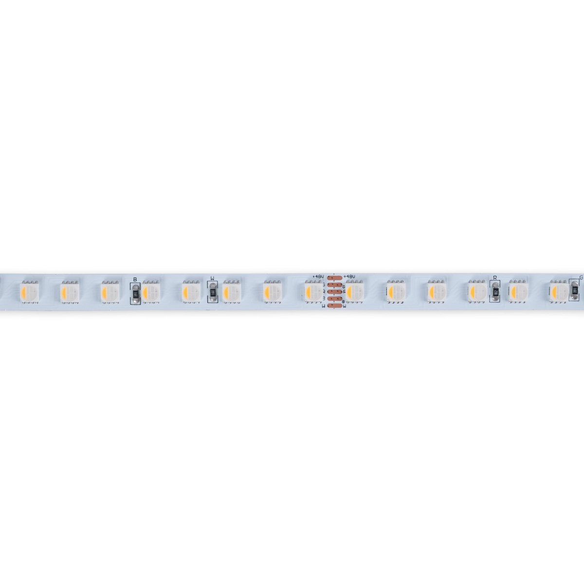 Tira LED 48V DC - RGBWW  - 12W/m - 10mm - IP20 - 10 metros - 90ch/m - Barcelona Led-