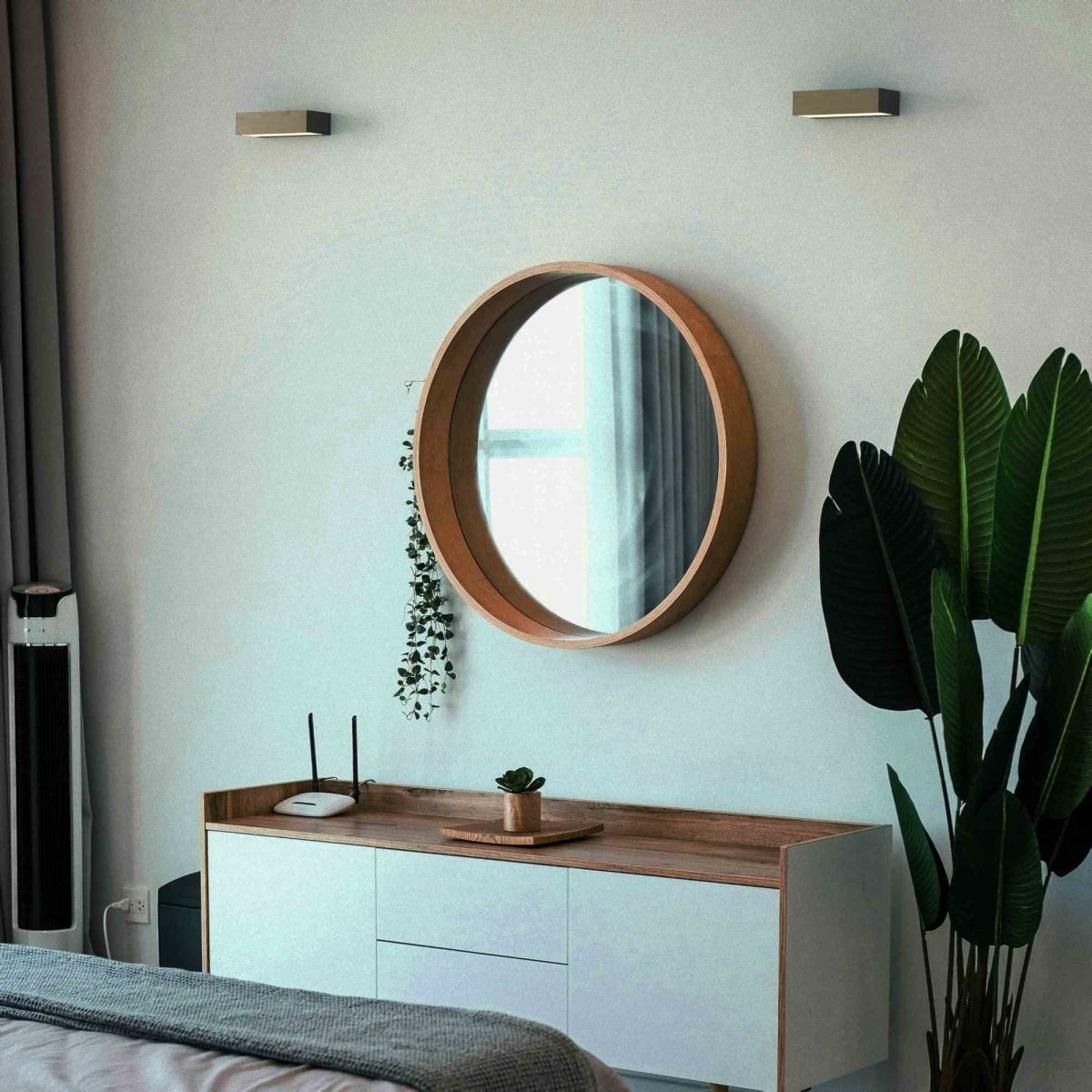 Aplique pared madera "VACC" - 7W - 2700K - 20cm - Barcelona Led-Decoración