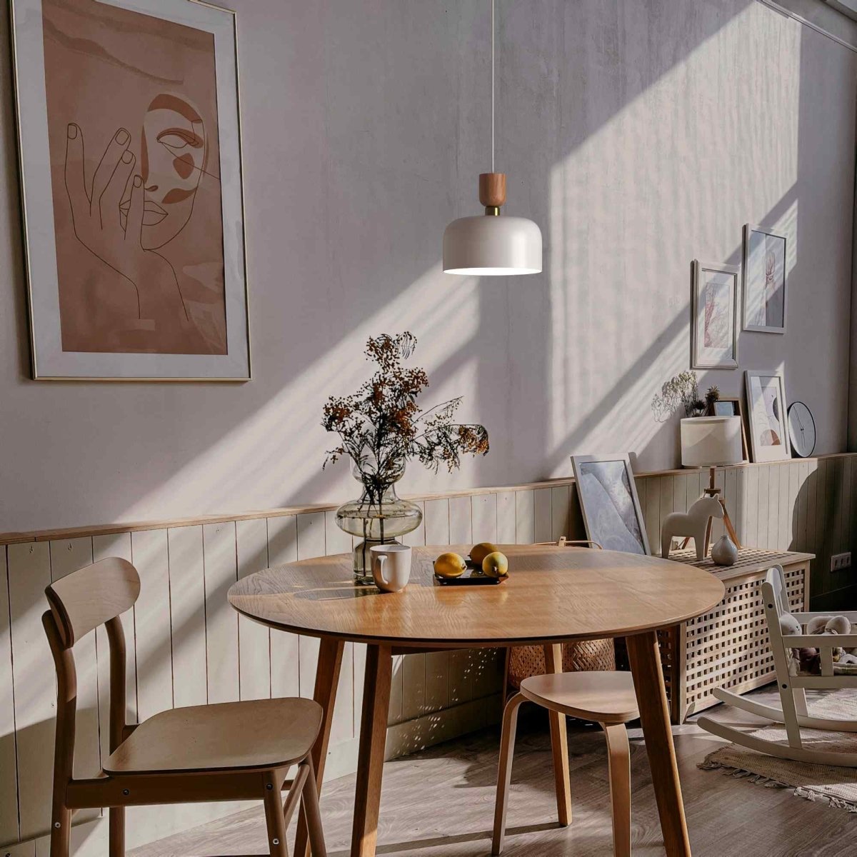 Lampara colgante nórdica "Franz" - Metal  - E27 - Barcelona Led-Decoración