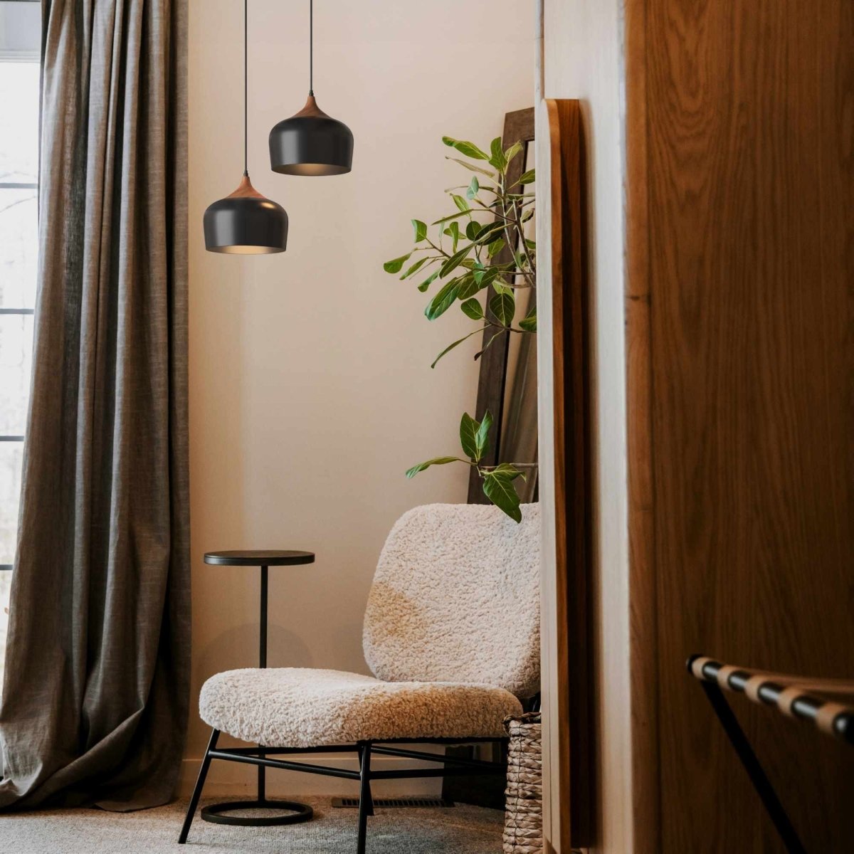 Lampara colgante nórdica "Hollies" - Metal - E27 - Barcelona Led-Decoración