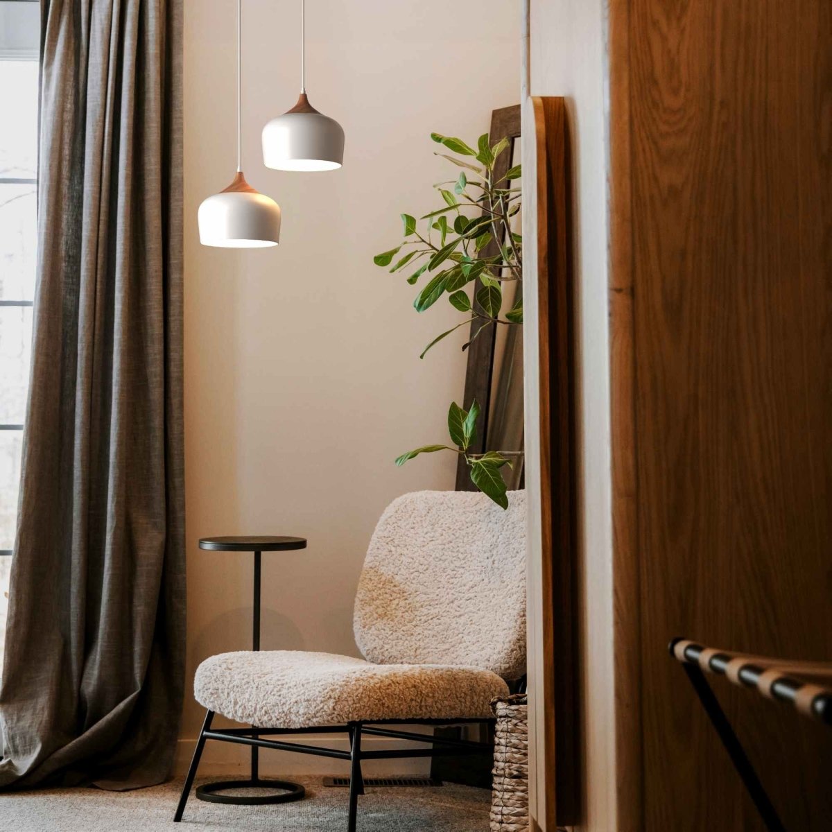 Lampara colgante nórdica "Hollies" - Metal - E27 - Barcelona Led-Decoración