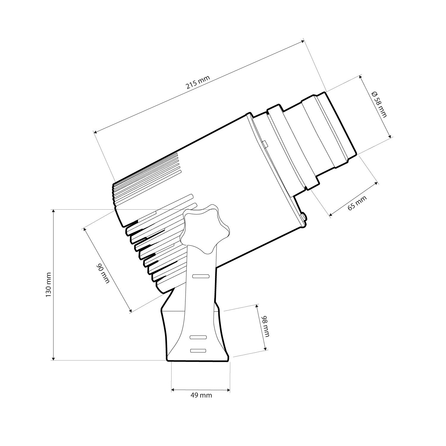 Proyector de logos LED GOBO 20W - Óptica 30° - Exterior - Rotativo (16)