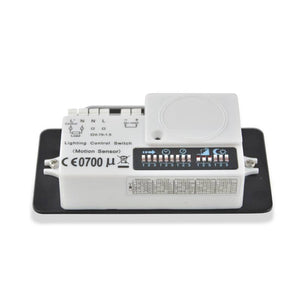 Sensor detector de movimiento por microondas con regulación 1-10V