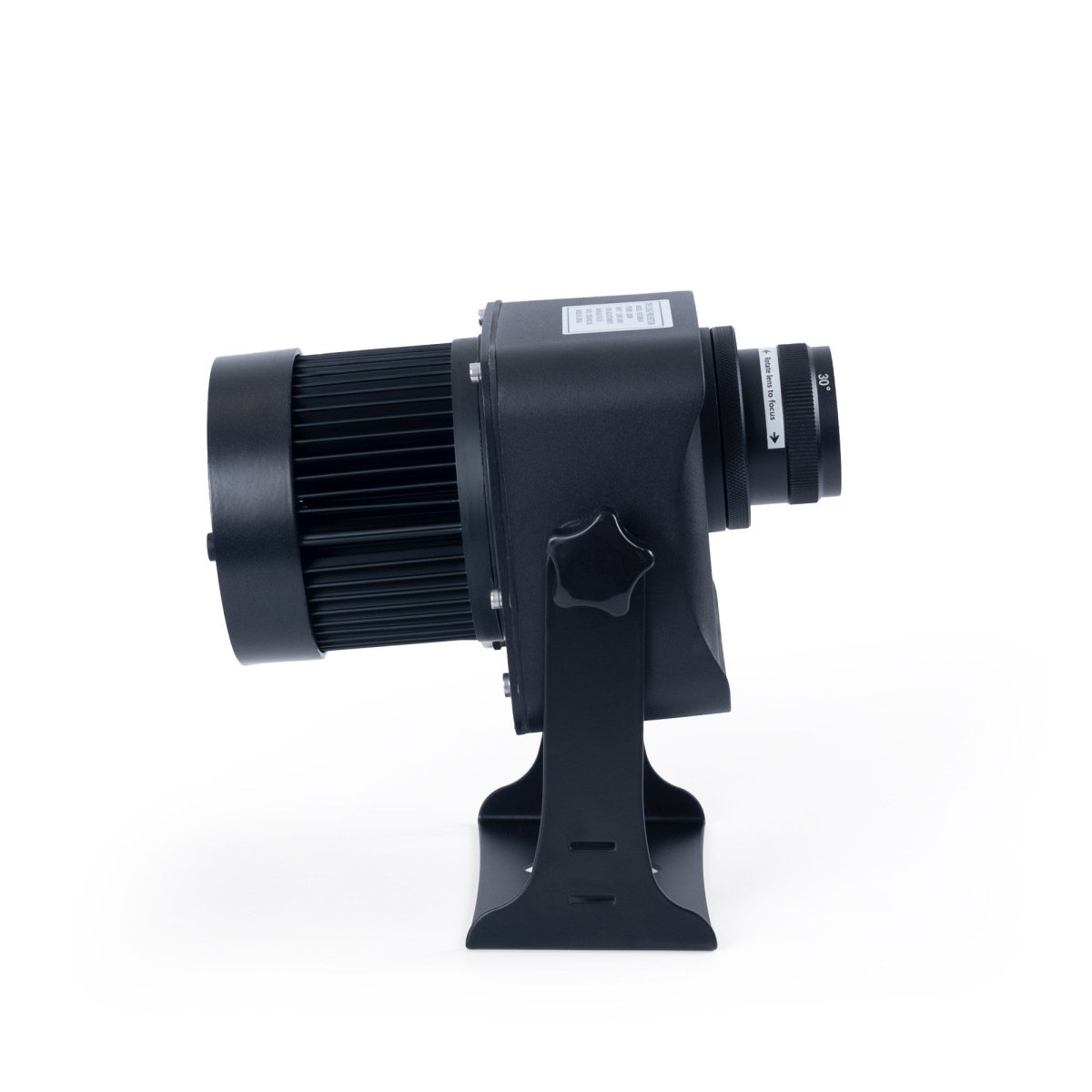 Proyector de logos LED GOBO 100W - Óptica 30° - Exterior - Rotativo - Barcelona Led-Signage