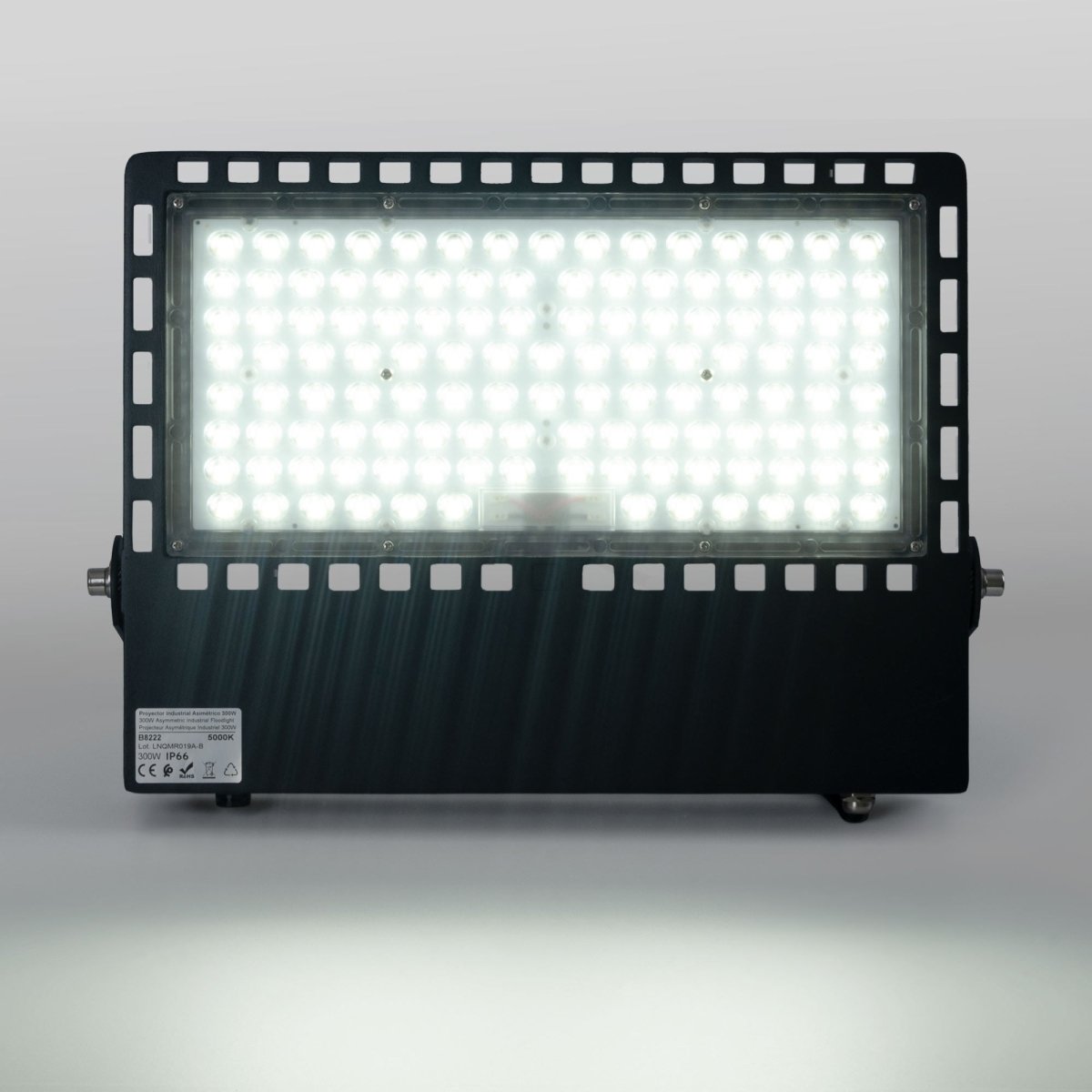 Proyector LED asimétrico exterior 300W - 140lm/W- IP66 - Barcelona Led-