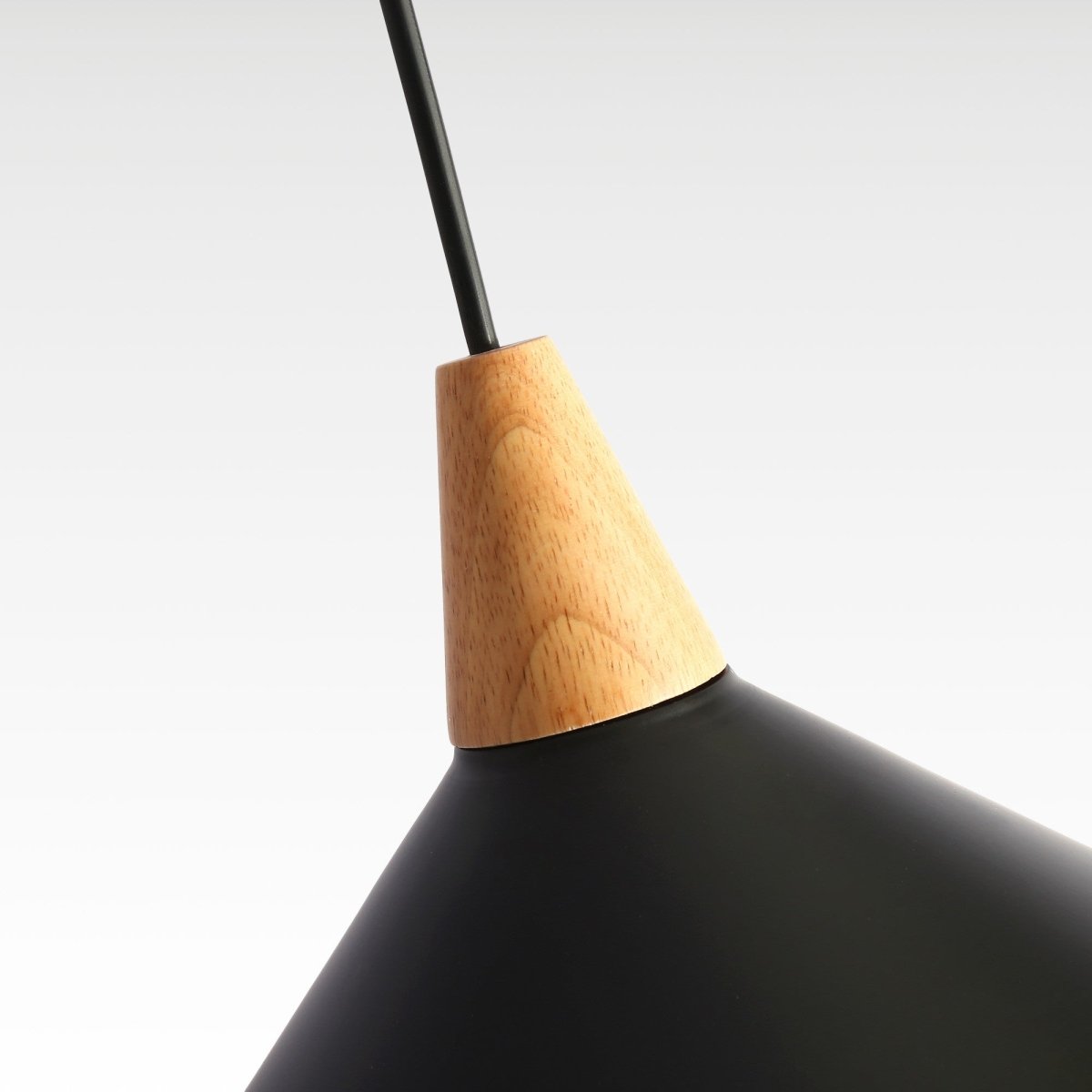 Lampara colgante doble metal y madera  "Selroom" - 2xE27 - Barcelona Led-Decoración