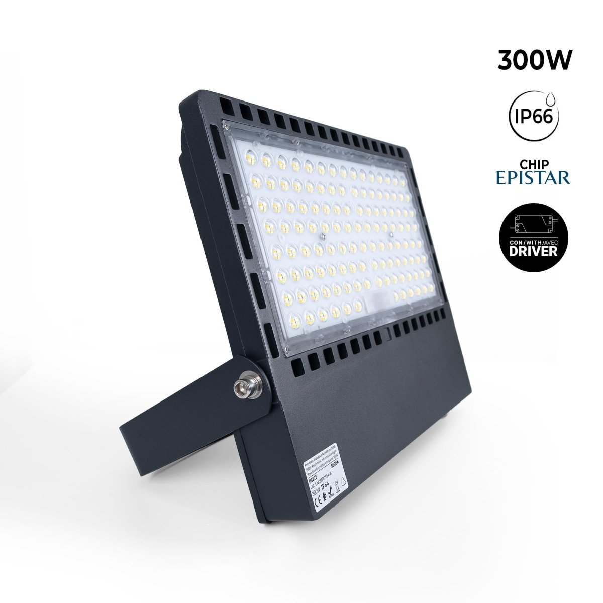 Proyector LED asimétrico exterior 300W - 140lm/W- IP66 - Barcelona Led-