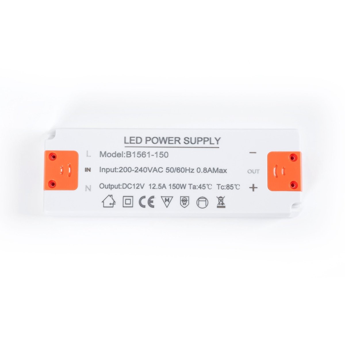 Fuente de alimentación ultra slim 12V - 150W - 12.5A - IP20 - Barcelona Led-Material eléctrico