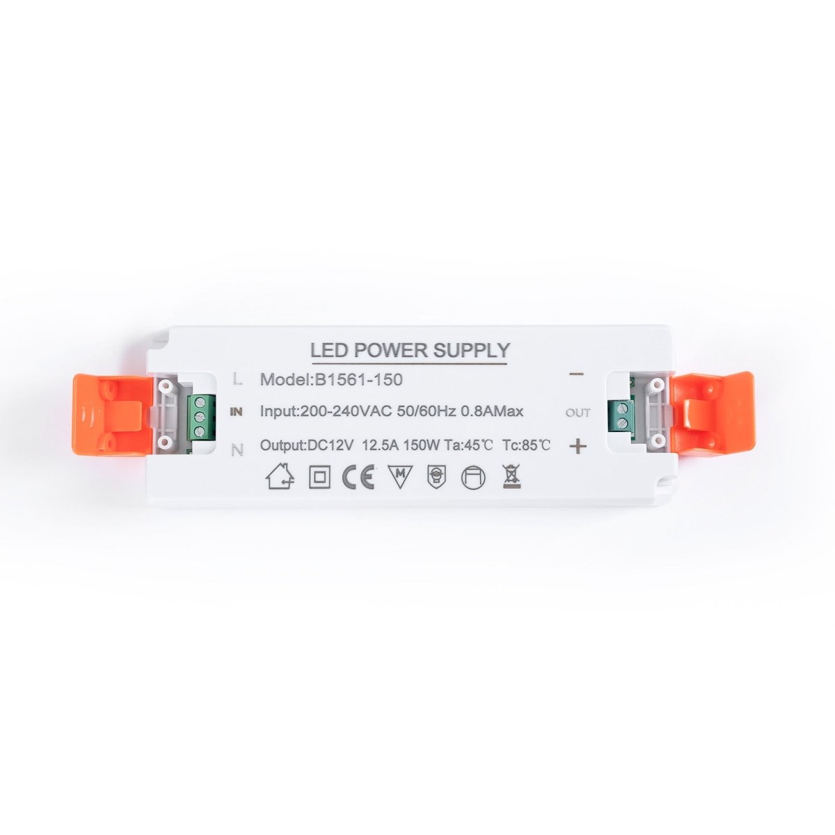 Fuente de alimentación ultra slim 12V - 150W - 12.5A - IP20 - Barcelona Led-Material eléctrico