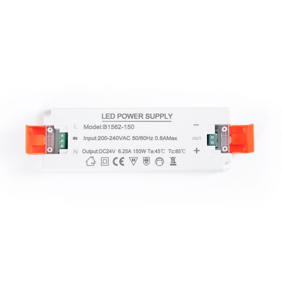 Fuente de alimentación ultra slim 24V - 150W - 6.25A - IP20 - Barcelona Led-Material eléctrico