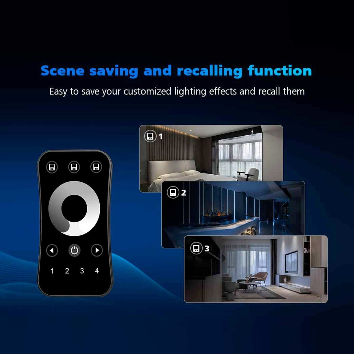 Mando a distancia LED RGB -1 zona - SK-RT15 - Skydance - Barcelona Led-Control y regulación