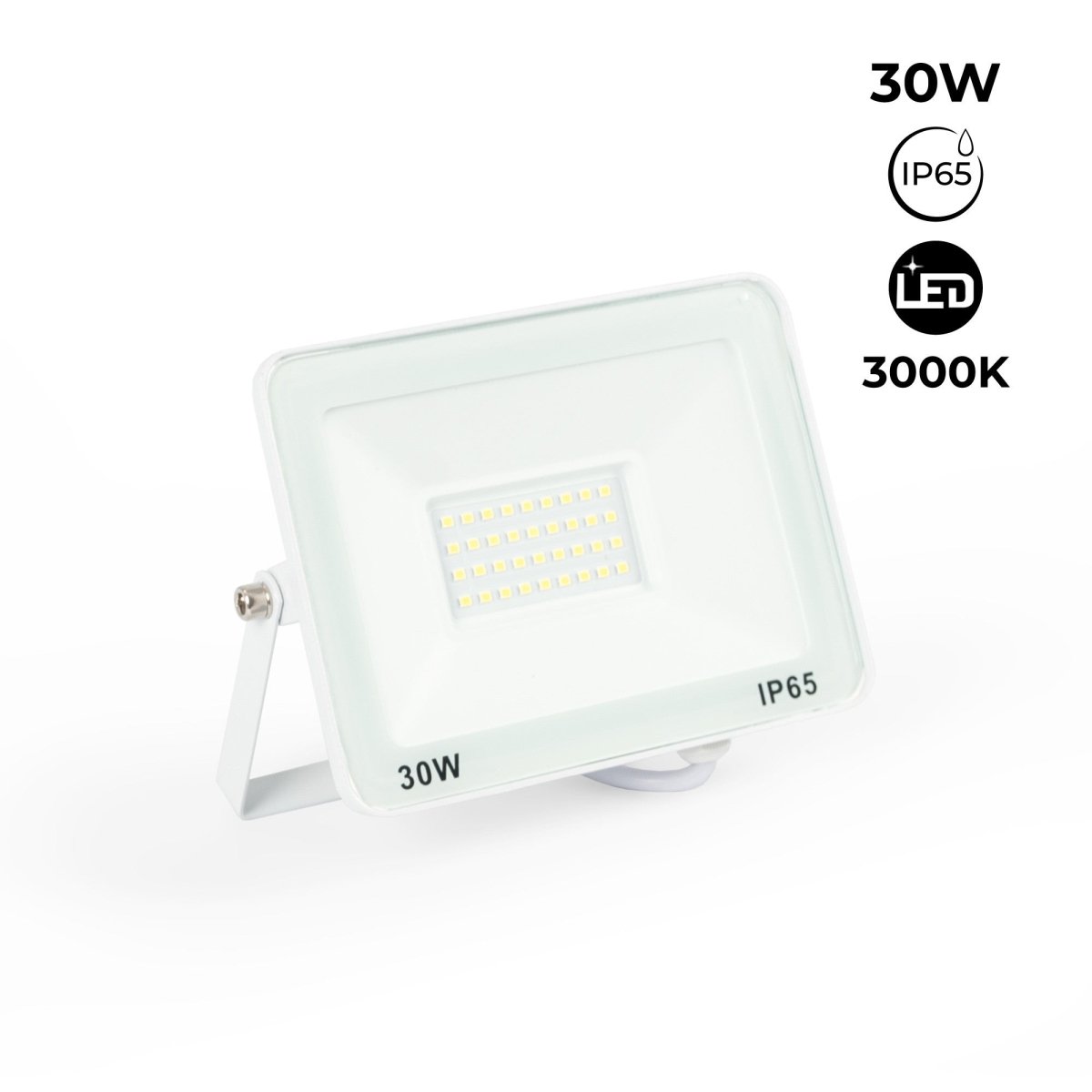 Proyector LED exterior 30W - 95lm/W - IP65 - Blanco - Barcelona Led-
