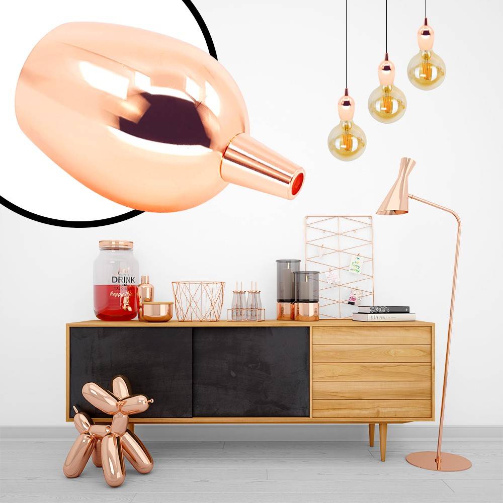 Casquillo E27 Vintage Bronce Rosado (8)