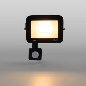 Proyector LED exterior con sensor de movimiento PIR - 20W - IP65 (12)