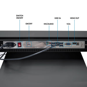 Display publicitario - Digital Kiosk 32" - Pantalla Táctil - Interior - 16GB - Base "K" (21)