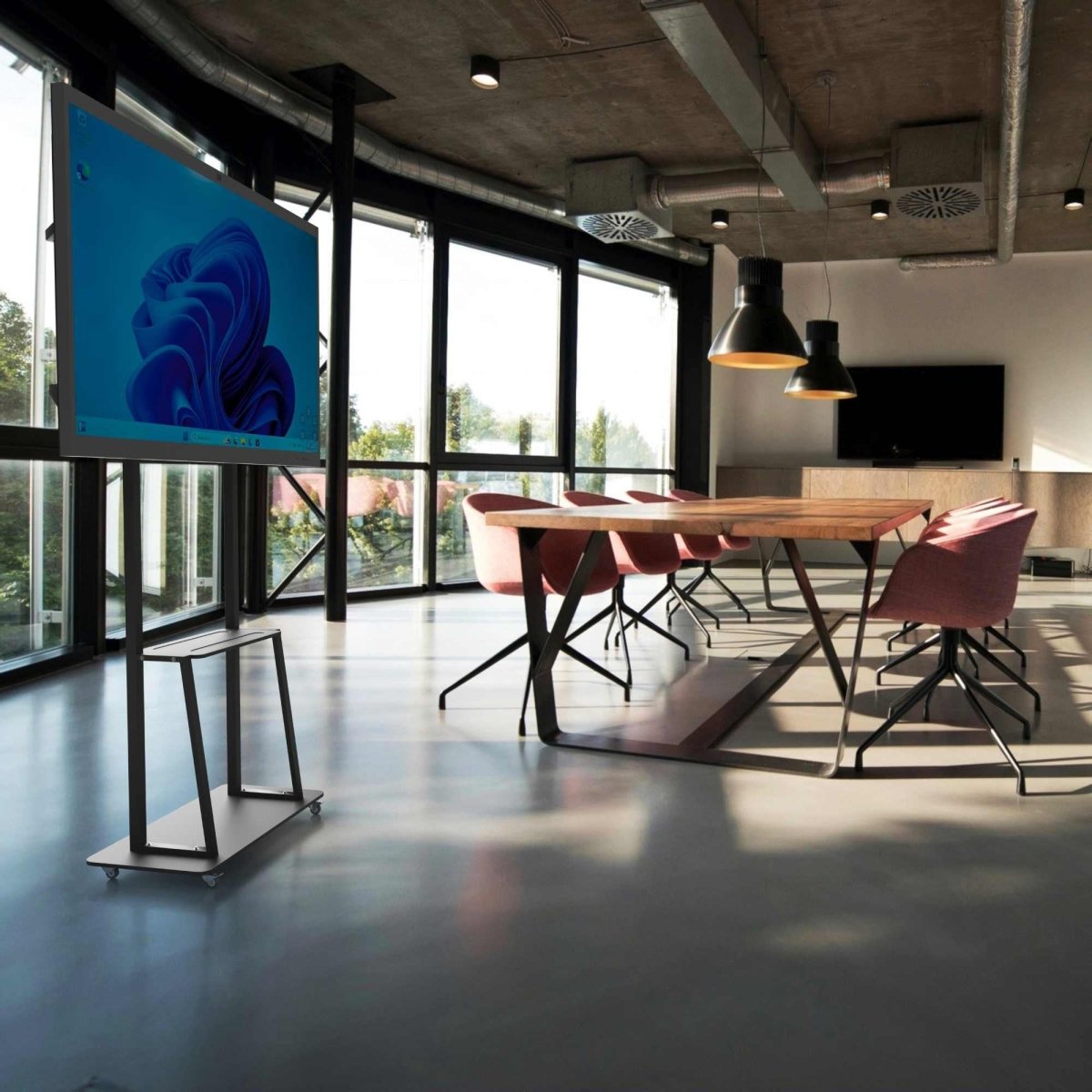 Pantalla digital 55" interactiva táctil con cámara - Smart board - Android + Windows - Barcelona Led-Signage