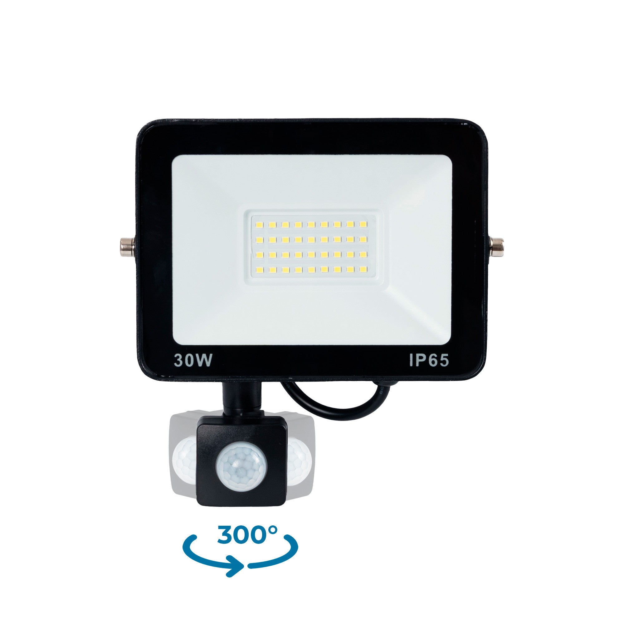 Proyector LED exterior con sensor de movimiento PIR - 30W - IP65 - 6000K (17)