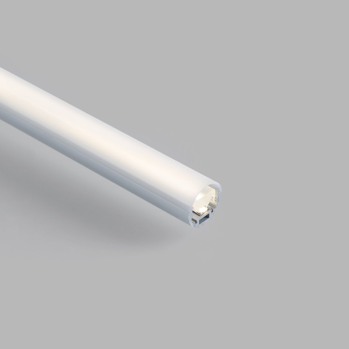 Perfil de aluminio para tira LED ≤ 13mm - Superficie - ø 28mm - 2 metros - Barcelona Led-