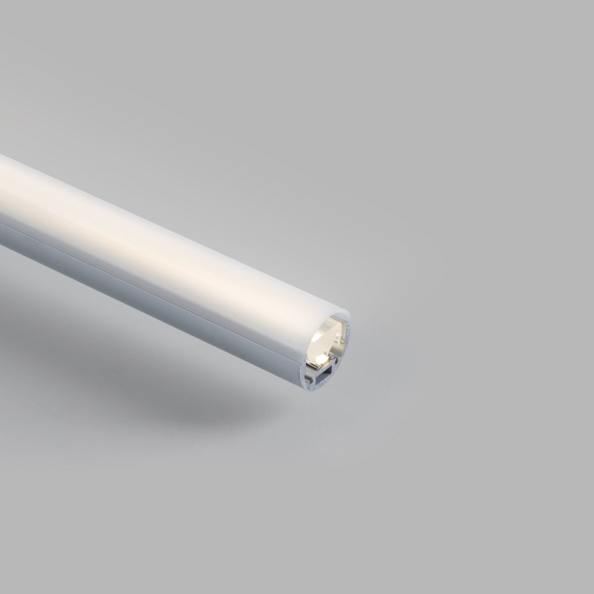 Perfil de aluminio para tira LED ≤ 13mm - Superficie - ø 28mm - 2 metros - Barcelona Led-