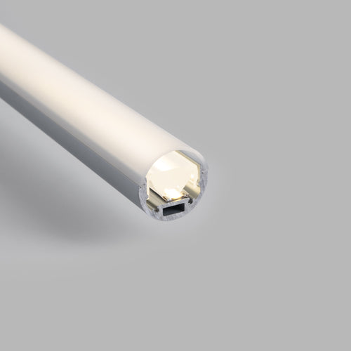 Aluminium profiel voor LED strip ≤ 13mm - Oppervlakte - ø 28mm - 2 meter