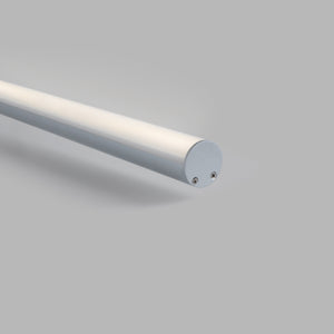 Perfil de aluminio para tira LED ≤ 13mm - Superficie - ø 28mm - 2 metros (10)