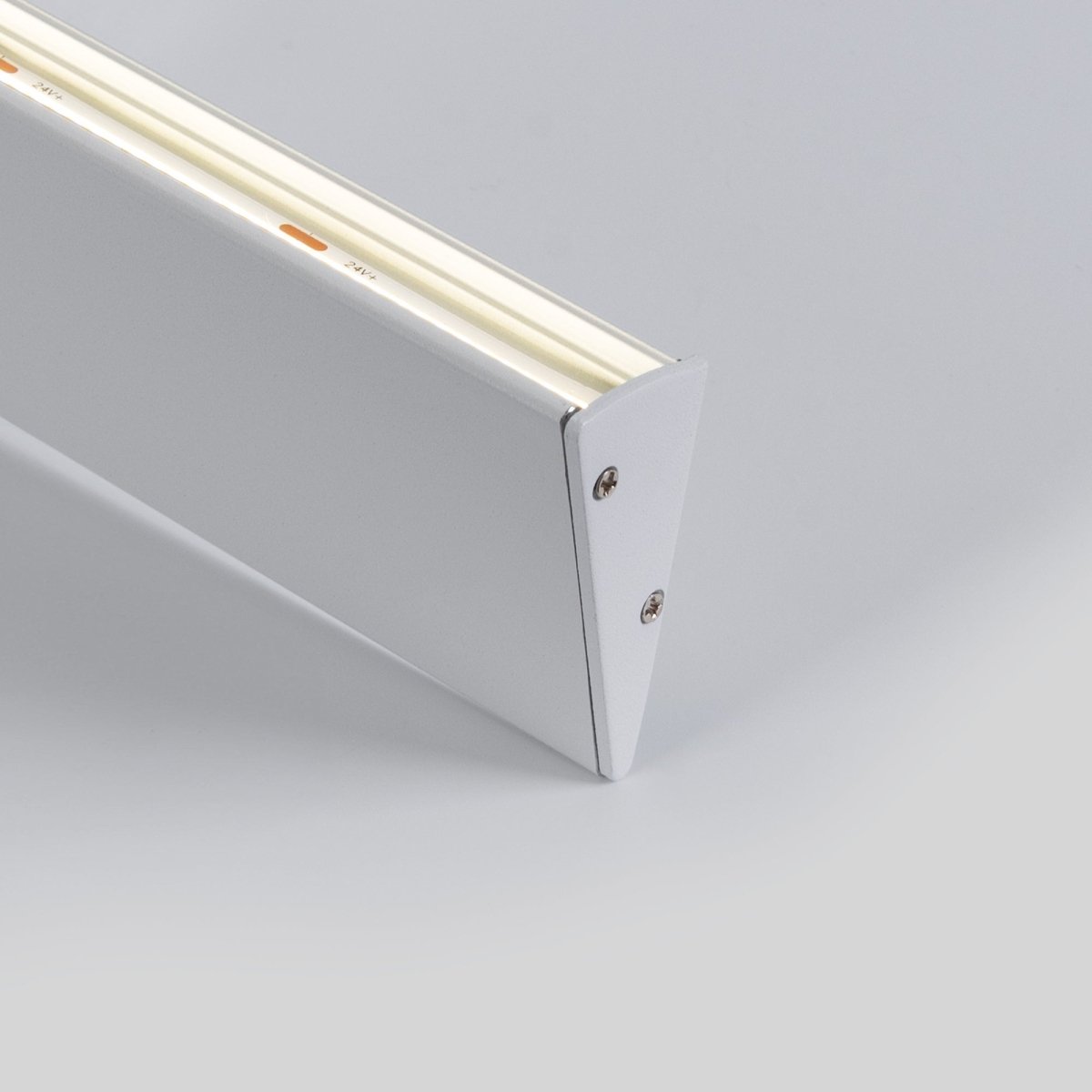 Perfil de aluminio superficie - Tira LED ≤ 12mm - 23.5x57.8mm - 2 metros - Barcelona Led-