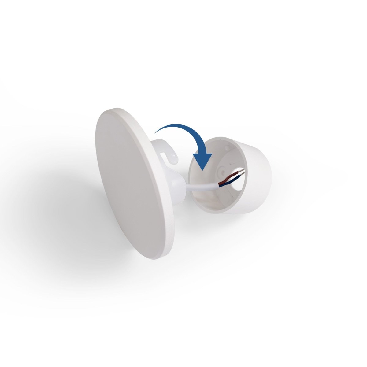Aplique de pared circular "Eclipse" 9W - CCT - IP65 - Barcelona Led-Decoración