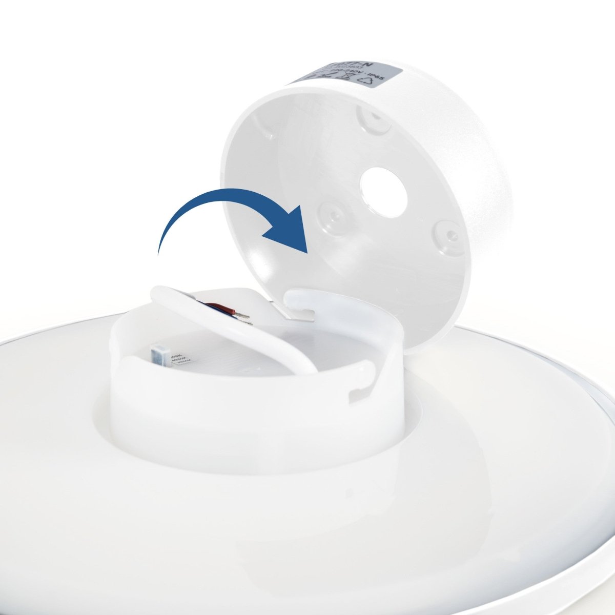 Aplique de pared circular "Eclipse" 18W - CCT - IP65 - Barcelona Led-Decoración